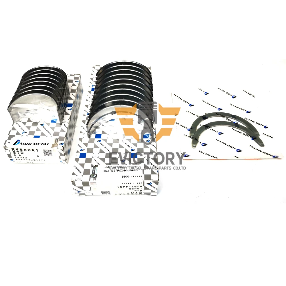 

For ISUZU 4JJ1T 4JJ1 overhaul gasket kit + main conrod con rod bearing set