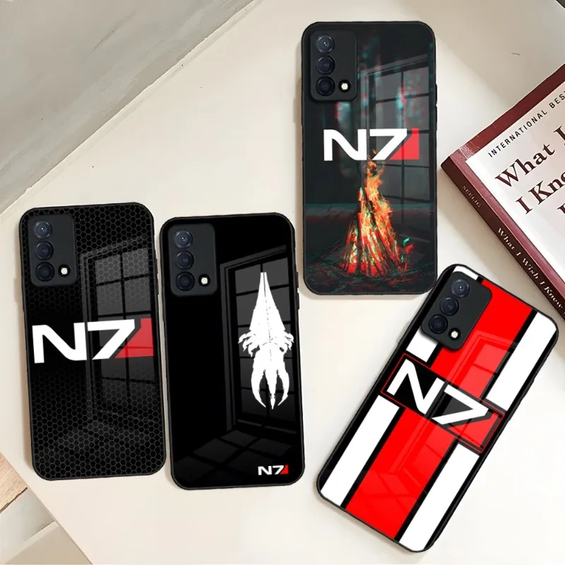 

N7 Mass Effect Amazing Phone Case Glass For Vivo Y73 Y55s Y31s X70 X60 Y30 S9 S10 S12 LQOO 9 U5 Z3 7 8 Pro Design Back Cover