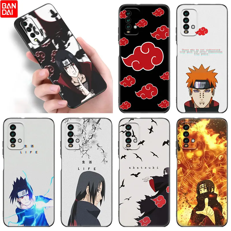 

Anime Naruto Itachi Uchiha Aesthetic Black Case For Xiaomi Redmi Note 11 11S 11T 11E 10 10T 10S 9S 8T 9 8 7 Pro 5G Black Cover