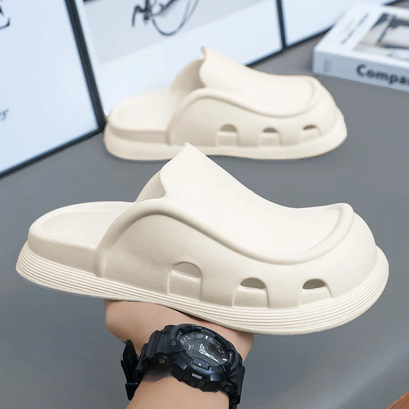 Тапки для гостиной мужские мягкие шлепанцы ходьбы по дому оригинальные