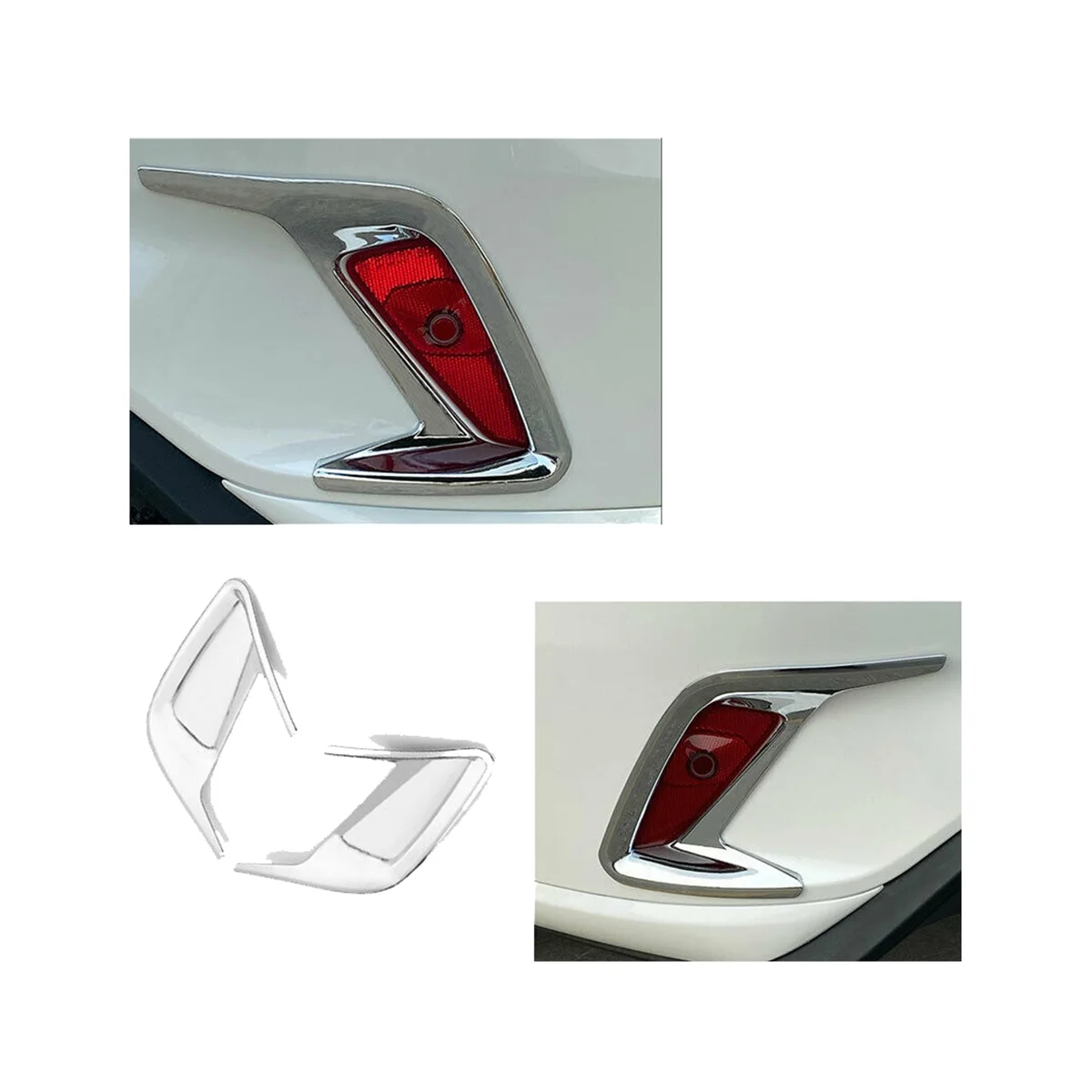 2 шт. отделка рамы для хэтчбека Ford Focus MK4 2019-2020 Chrome