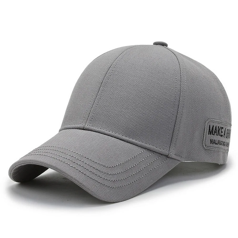 

Spring And Summer Baseball Cap Contracted Style Kpop Side Embroidery Cotton 56-60cm Solid Color Outdoor Sports Unisex Hats