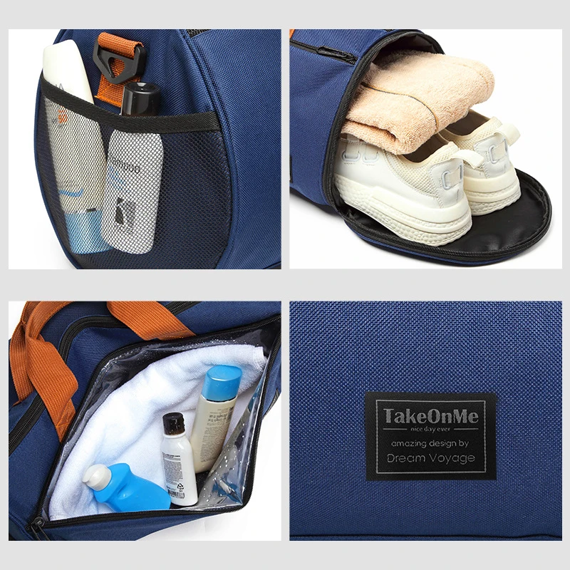 Women'S Gym Fitness Yoga Bag Travel Luggage Female Handbag Beach Swimming Duffle Weekender Outdoor Sports Shoulder Bag Suitcase