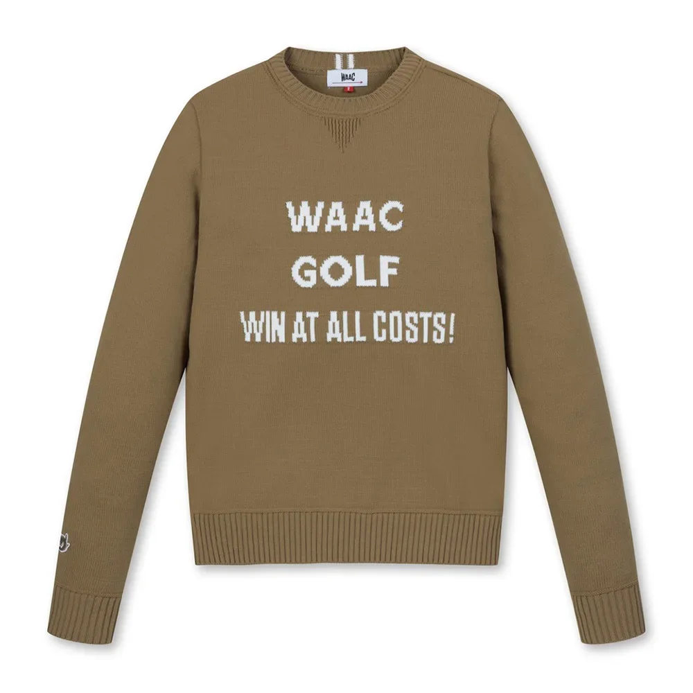 Женский вязаный свитер для гольфа изысканный дизайн вышивка букв элитный тренд