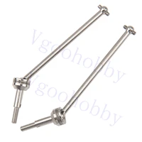 2pcs metal cvd drive shaft dogbone joint compatible with wltoys 104001 110 rc car upgrade parts silver