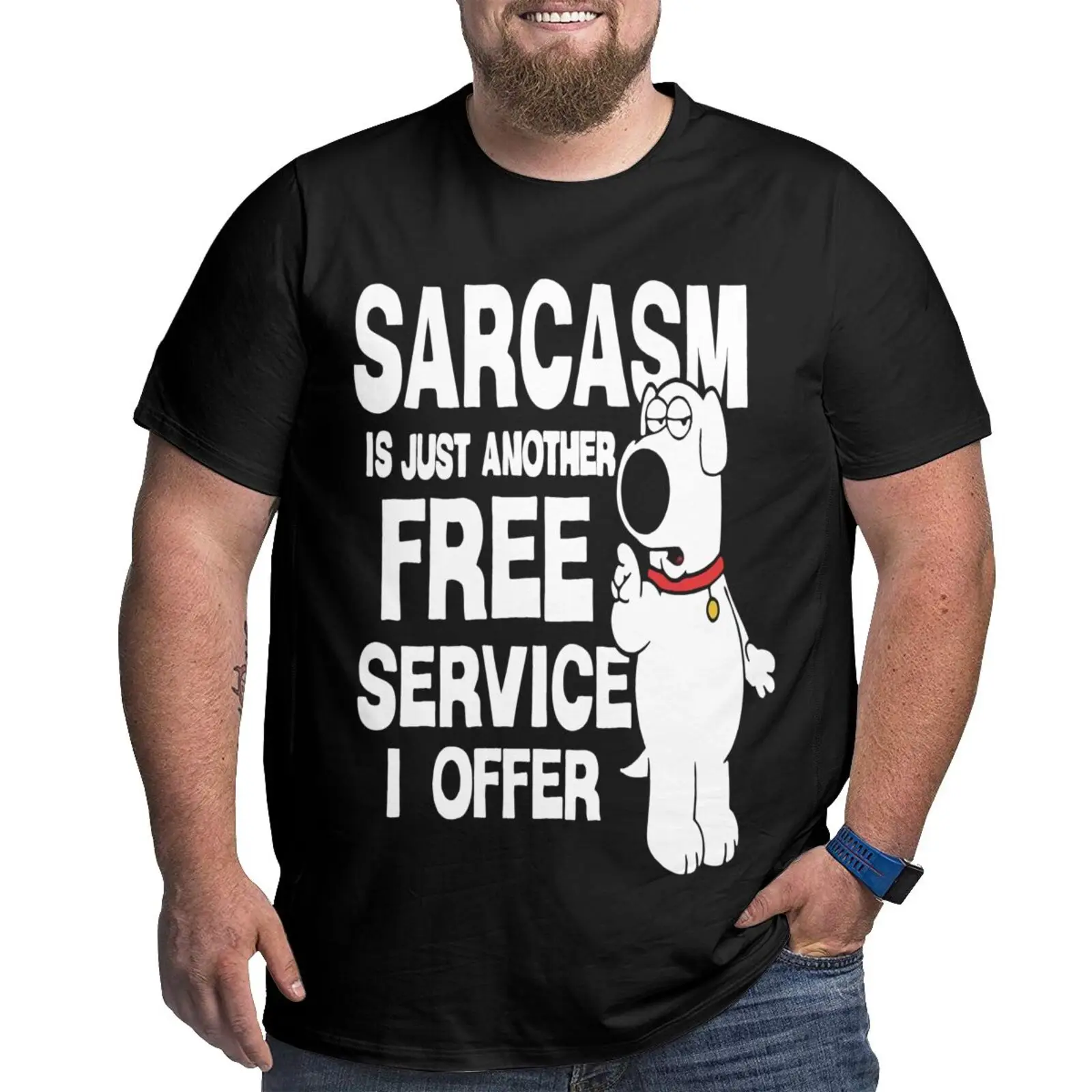 

Guy Sarcasm Brian Griffin 2006 Delta Oversized T-Shirt Blouse Men T-Shirt Oversize T-Shirts Clothing T-Shirts Man Men's Shirts