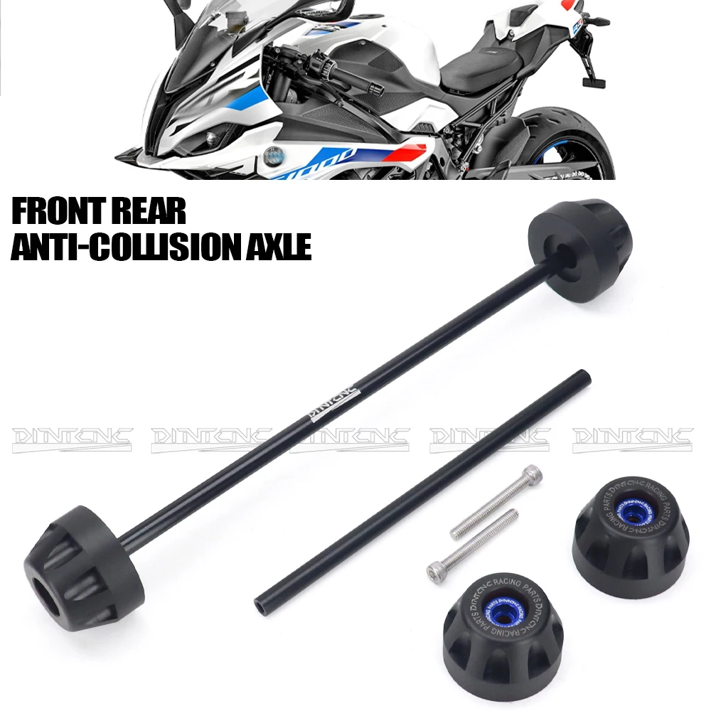

Front Rear Axle For BMW S1000RR 2023 S1000R M S1000XR M1000RR M1000R Motorcycle Wheel Protector Anti-Fall Slider Pad Accessories