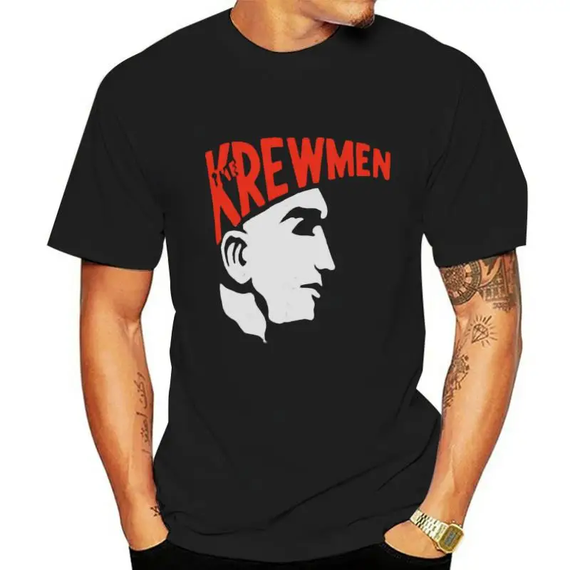 

Винтажная Футболка Krewmen, модель 1987 года, с рисунком, размеры детской одежды