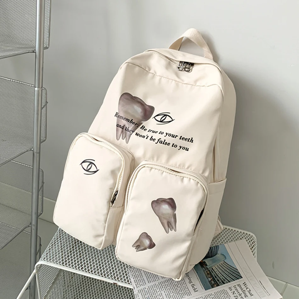 

Fashion Nylon Women Backpack Trend Designer Female Handbag Luxury Shoulder Bag Casual Large Capacity Travel Laptop Bags Satchel
