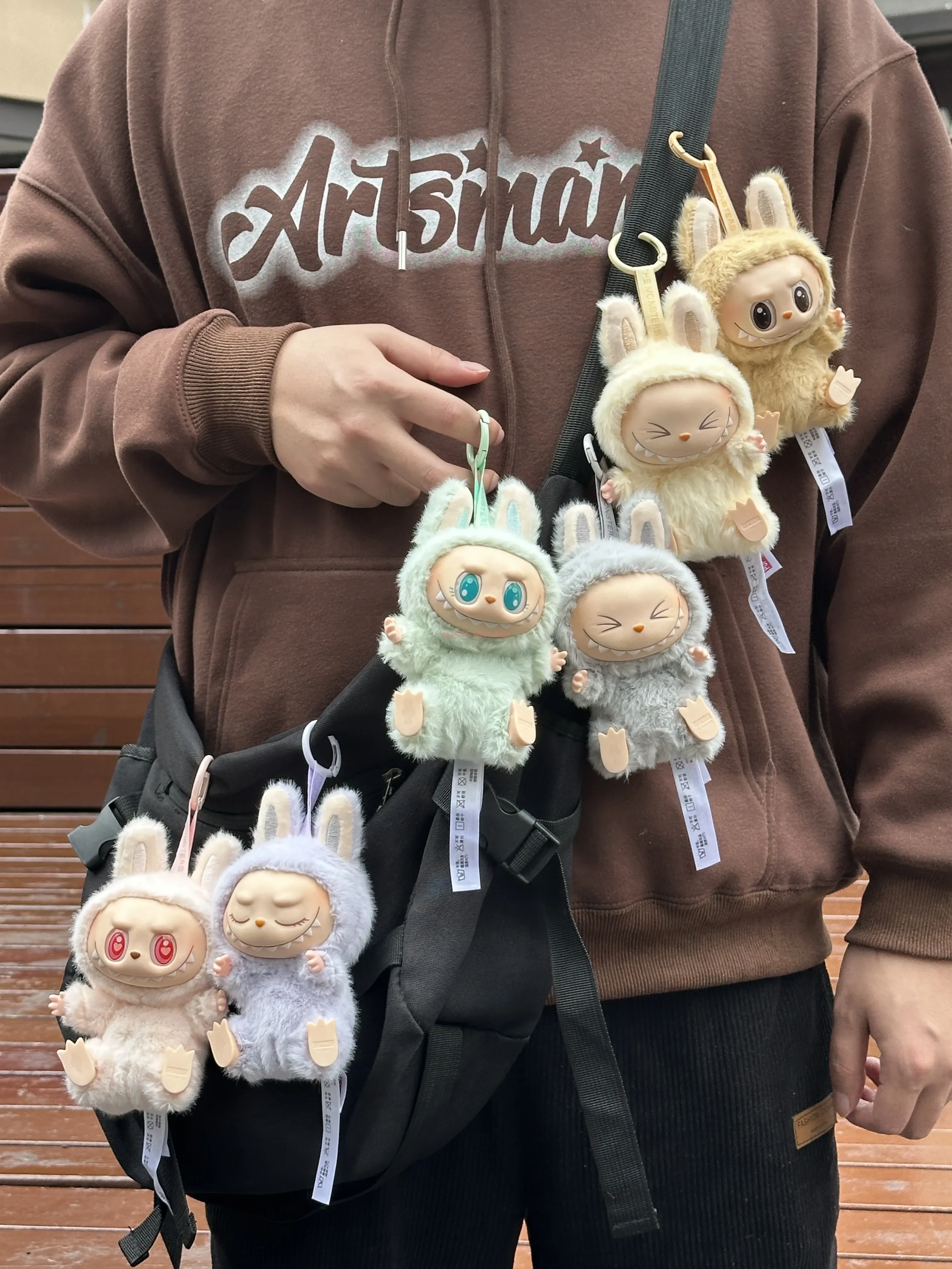 Лидер продаж аниме-фигурка Labubu Have A Seat виниловая подвеска кукла модель игрушки