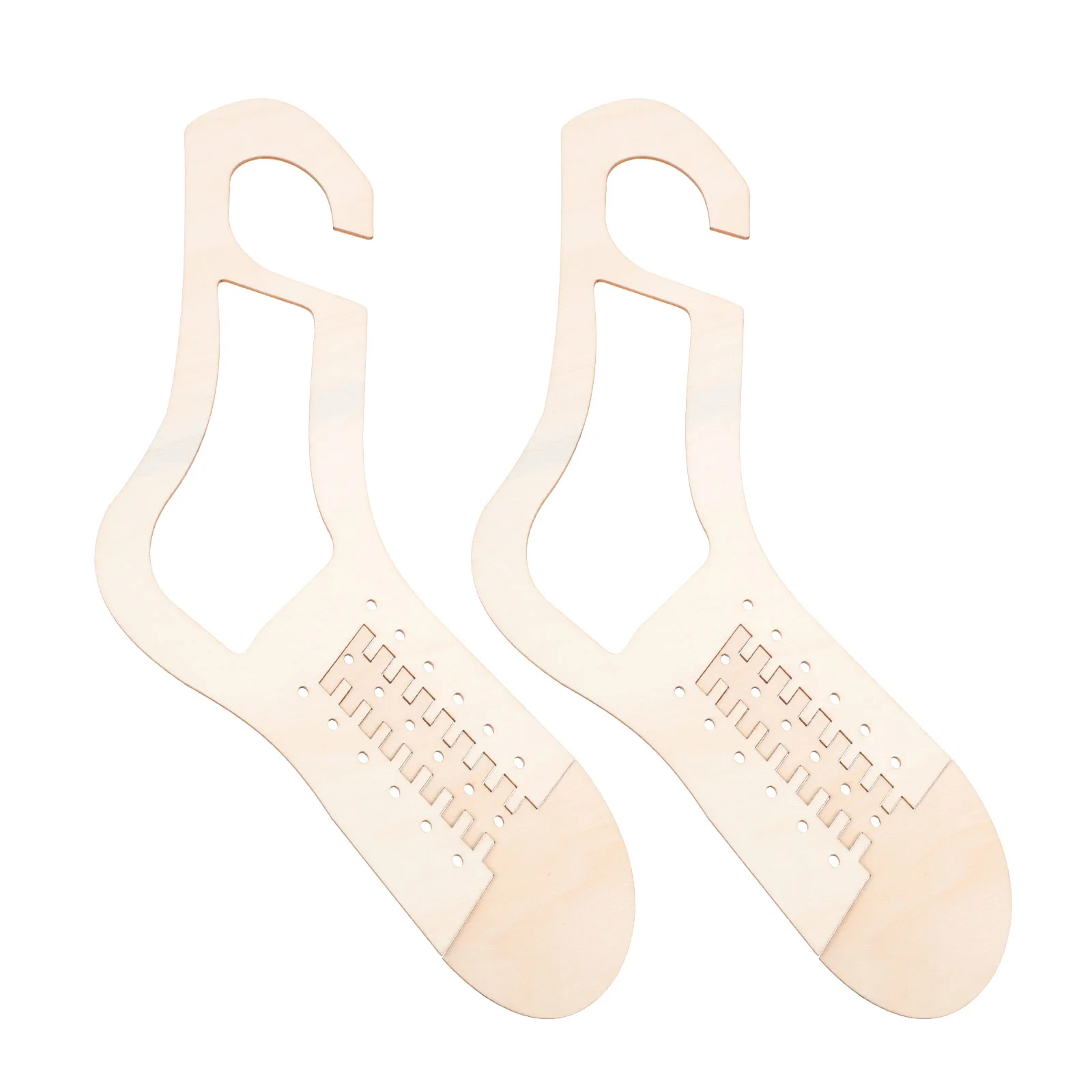 

Christmas Sock Holder Wood Tools Sock Tools Wooden Mitten Blocker Sock Blockers Adjustable Braiding Tool