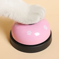 pet toys bell for dogs training interactive toy called dinner small bells footprint ring trainer feeding reminder for cat