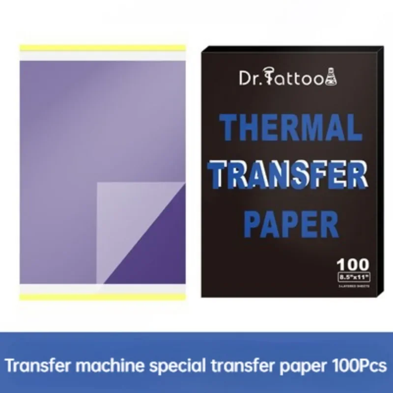 Четырехлинейная бумага для переноса татуировок с ручным заводом. Татуировка