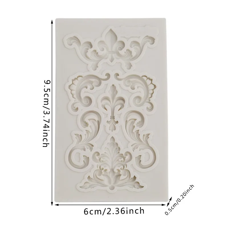 1 шт. силиконовая форма для помадки в форме узора печенья кондитерских изделий