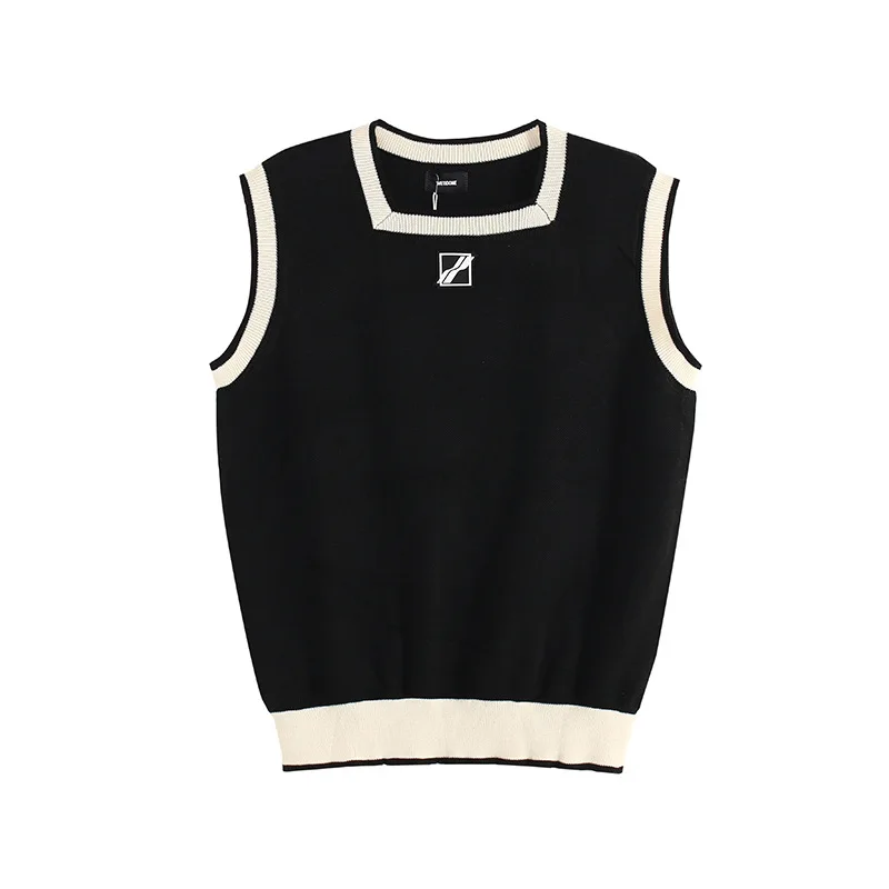 

New 2022 women Ladies Luxury Welldone Plaid gentleman Casual Sweaters Vest sleeveless Asian Size High quality Drake #A543