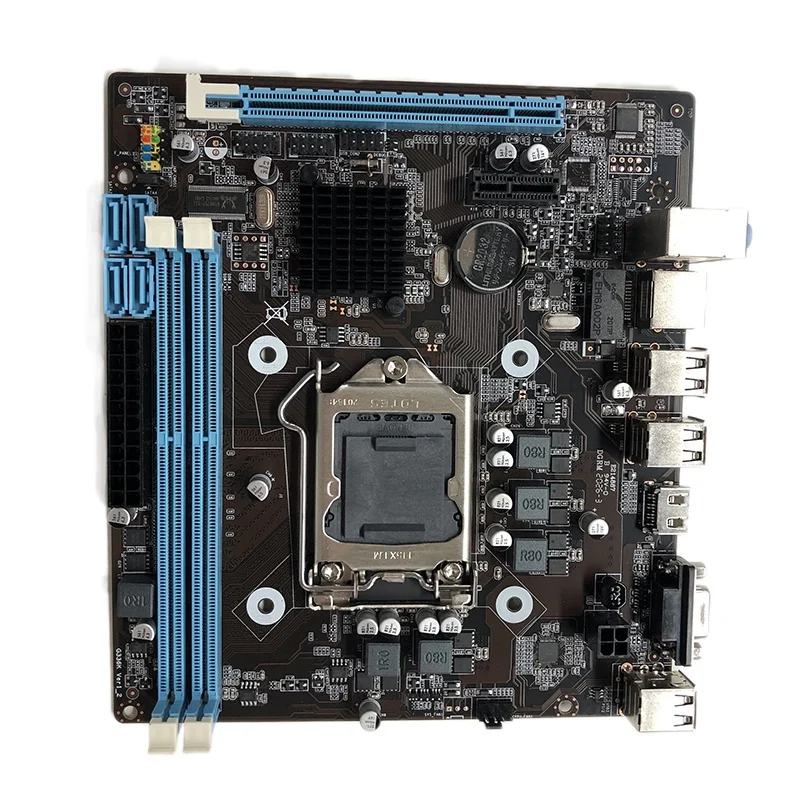 Компьютерная материнская плата HM55 I3 I5 LGA 1156 Настольная компьютерная игровая |