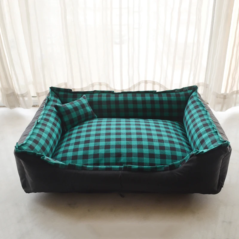 Моющаяся кровать для человека-собаки домашняя современная квадратная подушка