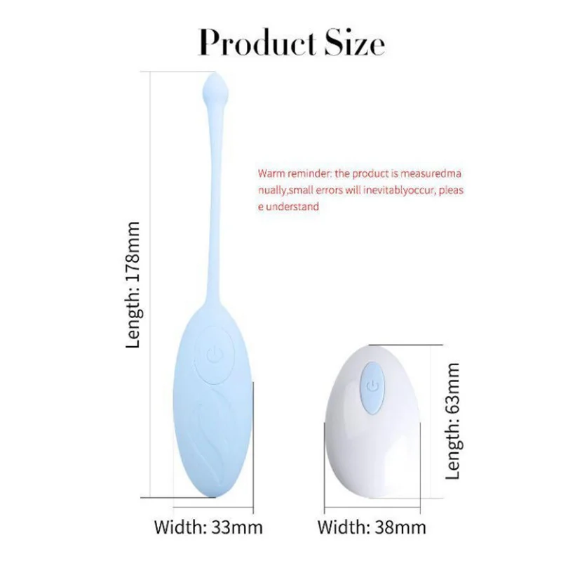 Вибрирующее яйцо для стимуляции клитора и точки G