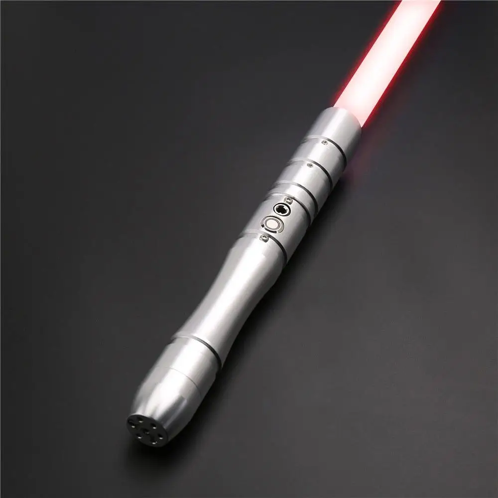 

RGB 7 Colors Lightsaber Metal Hilt for Heavy Dueling LED Change Volume Force 3 Soundfonts FOC Blaster Cosplay Laser Sword Toys