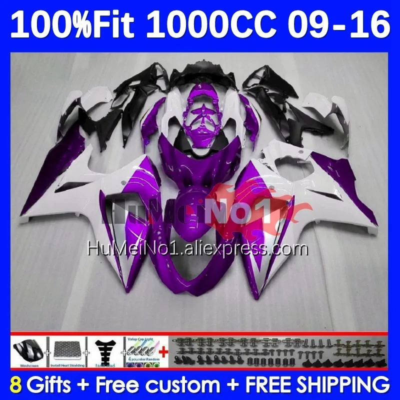 

Флейта для SUZUKI корпус инжектора GSXR 1000 K9 23No.136 purple blk GSXR1000 2009 2010 2011 2012 13 14 15 16