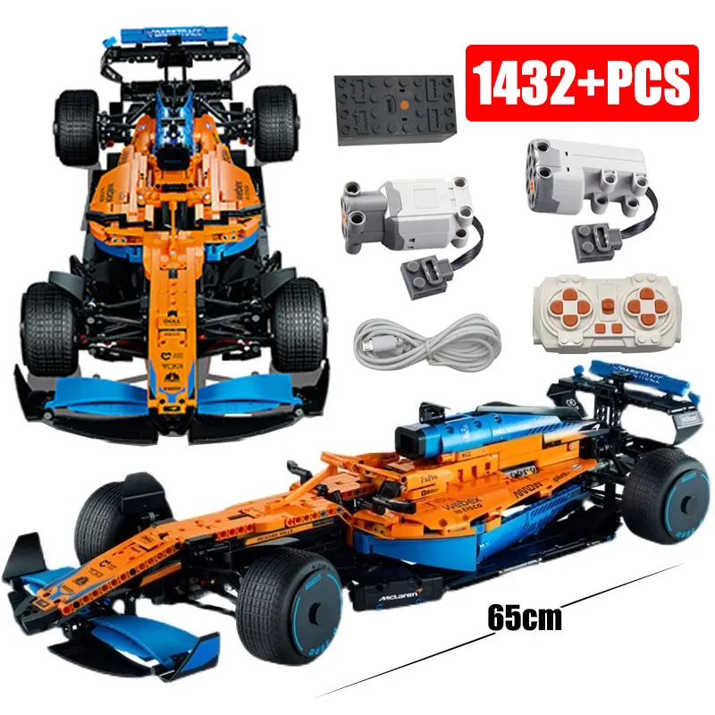 

Совместимая модель автомобиля 42141 мкларенд F1, модель 1, строительный блок с радиоуправляемым автомобилем, кирпичи, игрушки для детей, подарк...