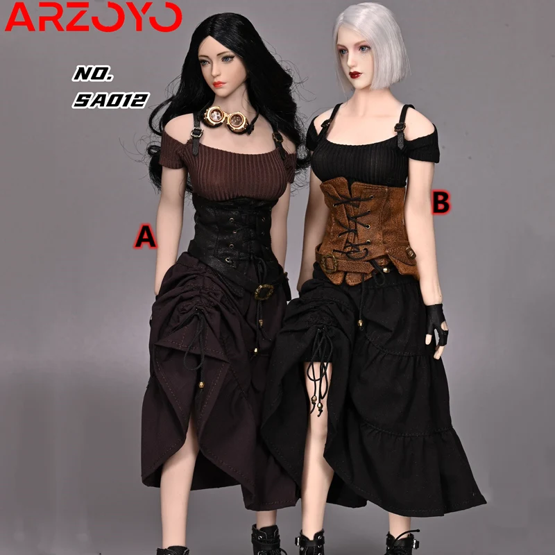 SA Toys SA012, масштаб 1/6, Женская винтажная модель, женская модель, набор, подходит для 12 дюймов TBL S10D S21B, экшн-фигурки, куклы