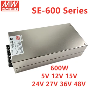 MEAN WELL SE-600 Series Single Output Power Supply 600W SE-600-5 SE-600-12 SE-600-24 SE-600-27 SE-600-36 SE-600-48