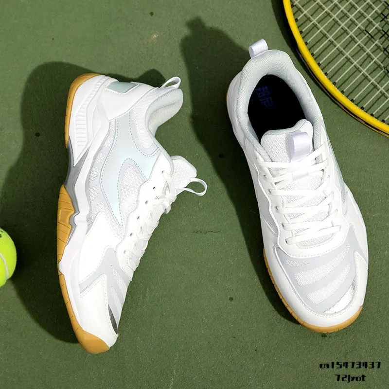 

2023 Men Women Professional Flexible Badminton Tennis Volleyball Running Shoes Unisexi Lightweight Sports Shoes Sneakers