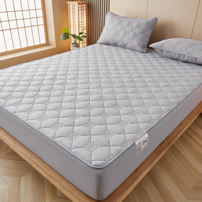 

High End Waterproof Thickened Cotton Padded Mattress Cover, Skin Friendly And Durable Waterproof Fitted Sheet 160x200