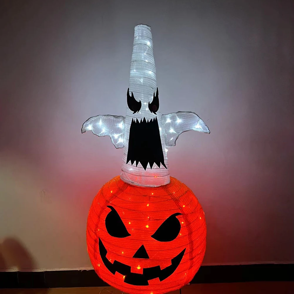 

92led Halloween Pumpkin Lights Ghost LED Light String for Home Festival Party Decoration Halloween Ornaments with Remote Control