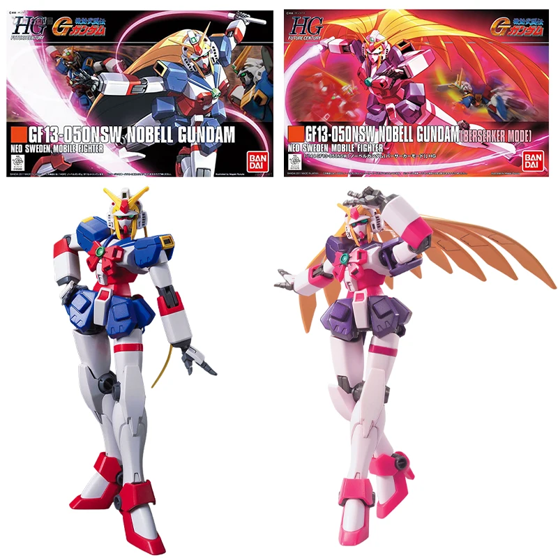 

Bandai HGUC 1/144 GF13-050NSW NOBELL Gundam Action Figure NEO SWEDEN Mobile FIGHTER Gundam Model Kit Toys for Boys