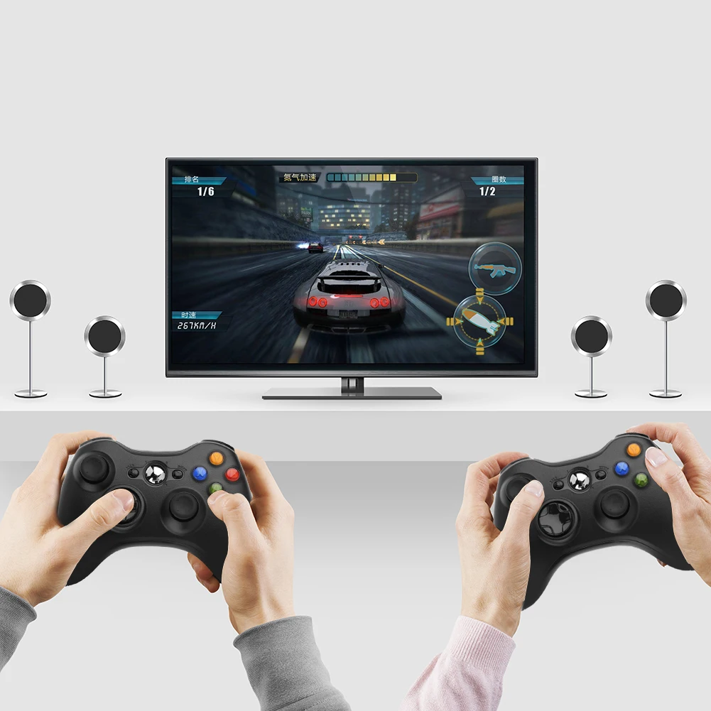

Игровой контроллер для ПК XBOX360, джойпад 2,4G, беспроводной Bluetooth-совместимый геймпад, игровой контроллер с двойным перекидным механизмом