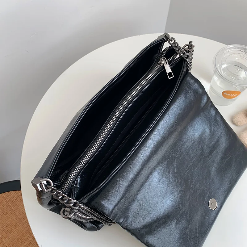 Luxury Handbags Women Bags Designer Bag Ladies Chic PU Leather Stylish Shoulder Bag 2022 New Large Capacity Chain Tote Bag