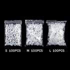 100 шт., пластиковые контейнеры для татуировок и бровей