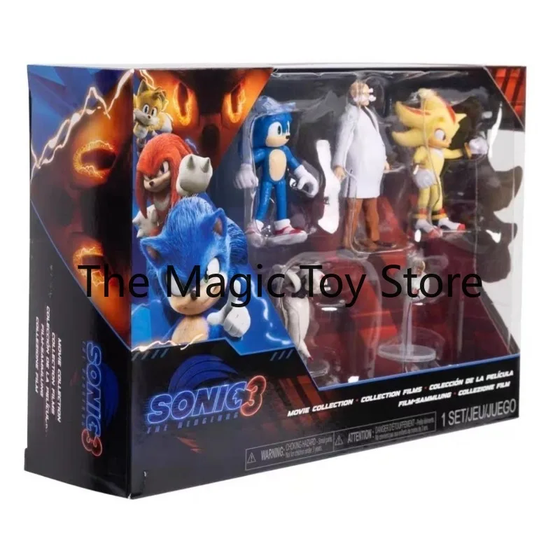 Фото Оригинальная коллекционная фигурка Соника и Эми Роуз из игры Sonic The Hedgehog, модель для декора рабочего стола №4