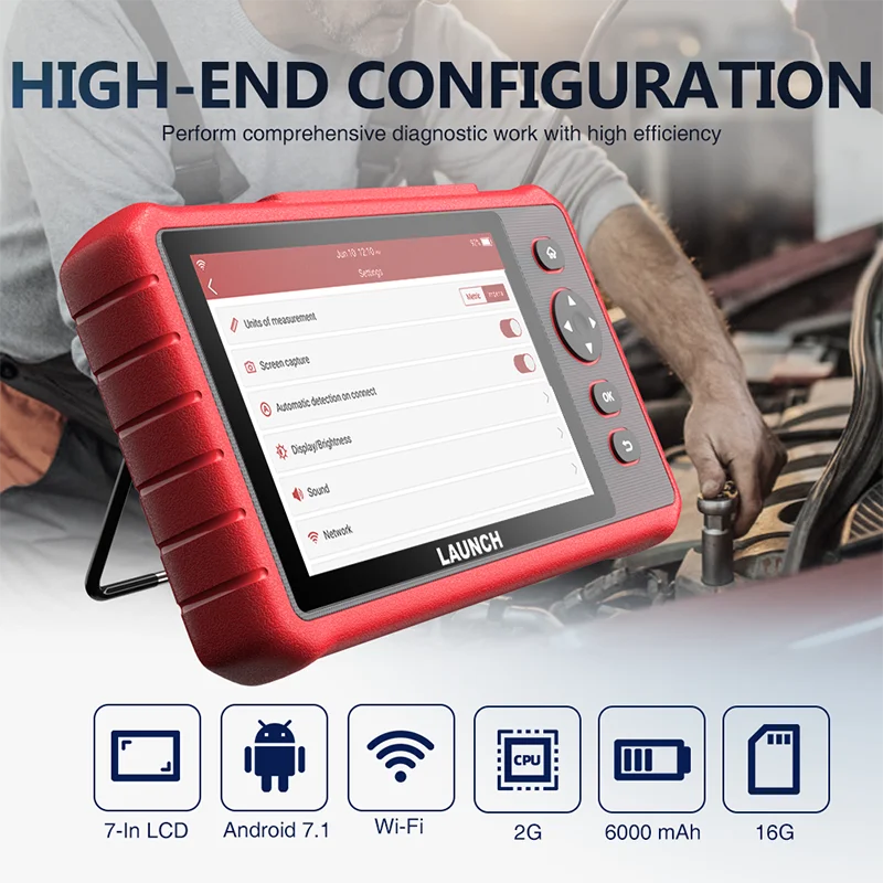 

LAUNCH X431 CRP909X All System Car OBD2 Scanner DPF IMMO TPMS Diagnostic Tool
