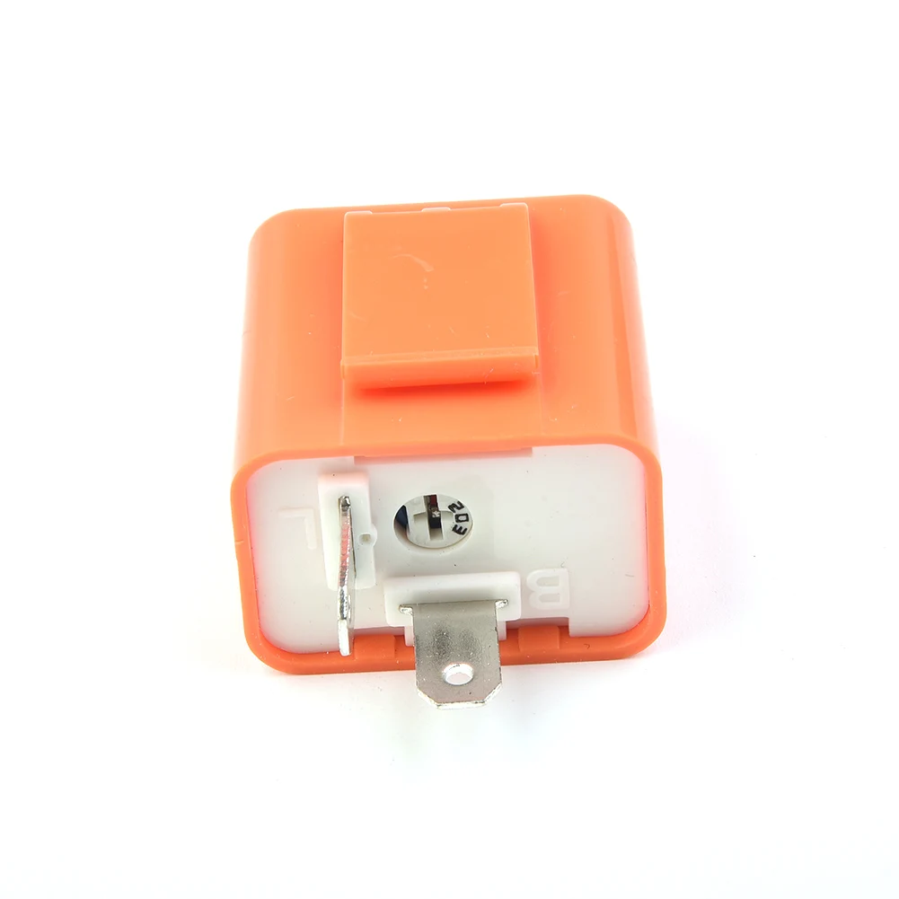 

Flashing Frequency: 50 Times/min To 200 Times/min Switch PoMotorcycle Motorbike 2 Pin Adjustable LED Indicator Flasher Relay A+