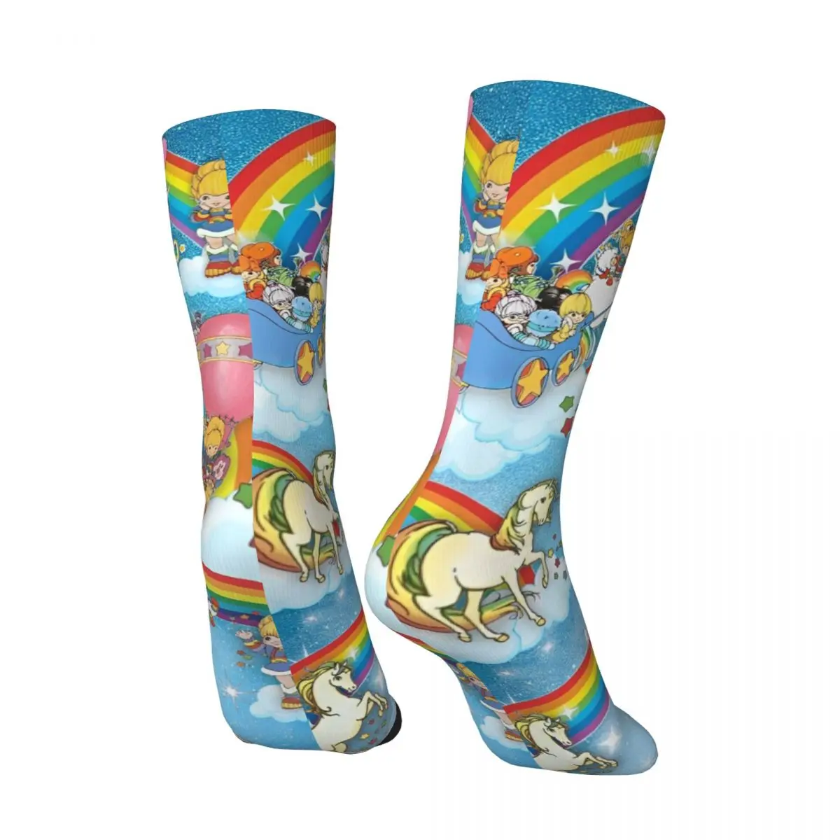 Носки Rainbows Brites модные чулки для взрослых и мужчин высококачественные носки