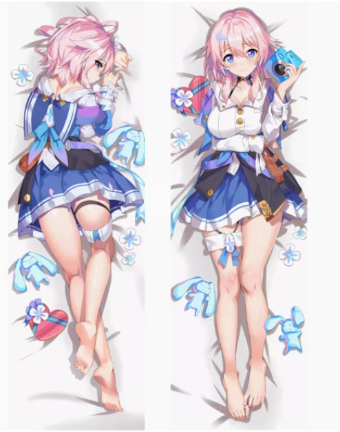 Аниме Honkai: Star Rail March 7 сексуальная Подушка дакимакура для обнимания тела подушка