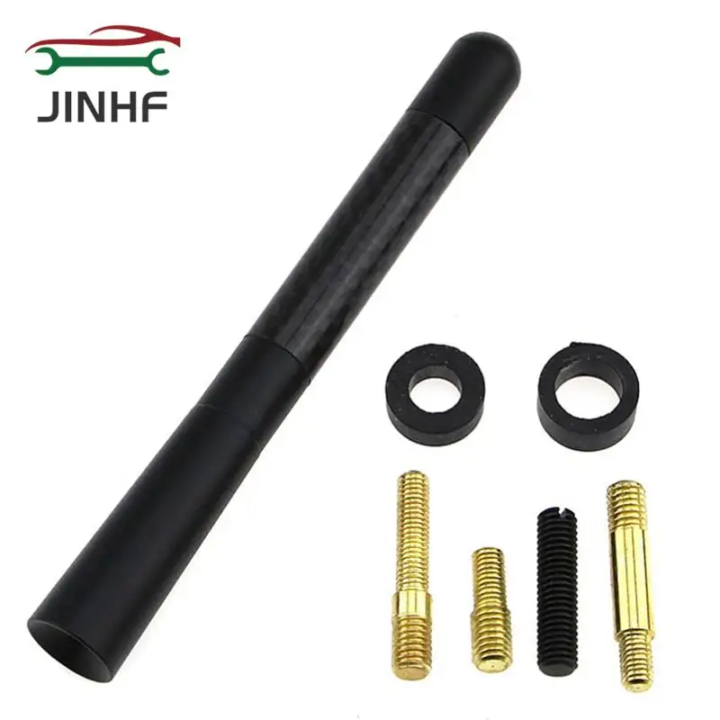 

1 Set Car Antenna Aerials Carbon Fiber radio fm antena accessories