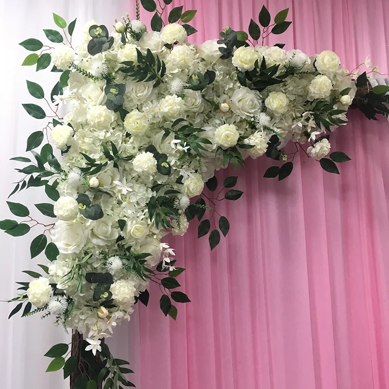 Искусственный Фотофон для свадебной вечеринки декор с аркой и цветами Цветочная