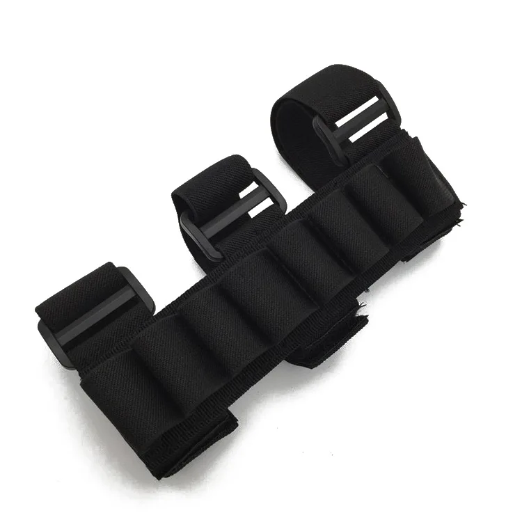 

8 Rounds 12 Gauge/20GA Ammo Carrier Wrist Band Adjustable Mag Pouch Cartridge Stock Ammo Shell Holder