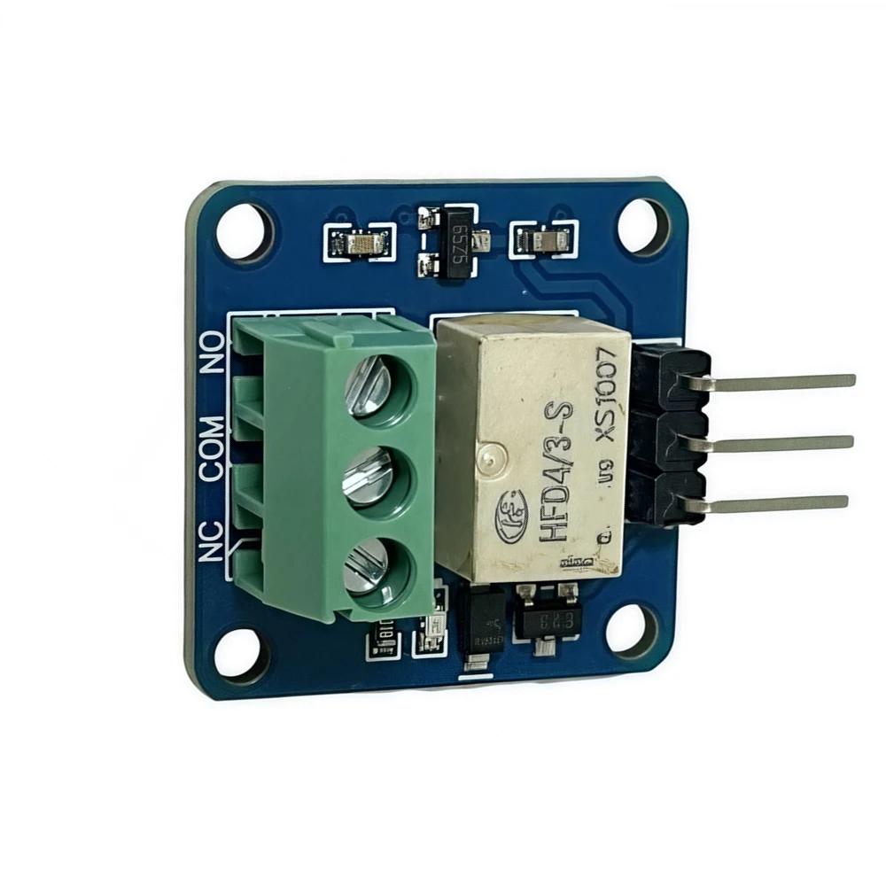 Фото Релейный модуль HFD4/3-S, тонкий 3,3 5 В STM32 51, релейная плата микроконтроллера для переключения сигнала или управления ВКЛ-ВЫКЛ №1