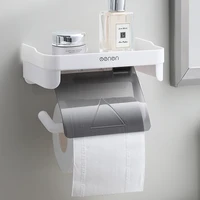 wall mount roll paper storage rack multi function toilet paper holder rack dispenser bathroom rack shelves bathroom accessories