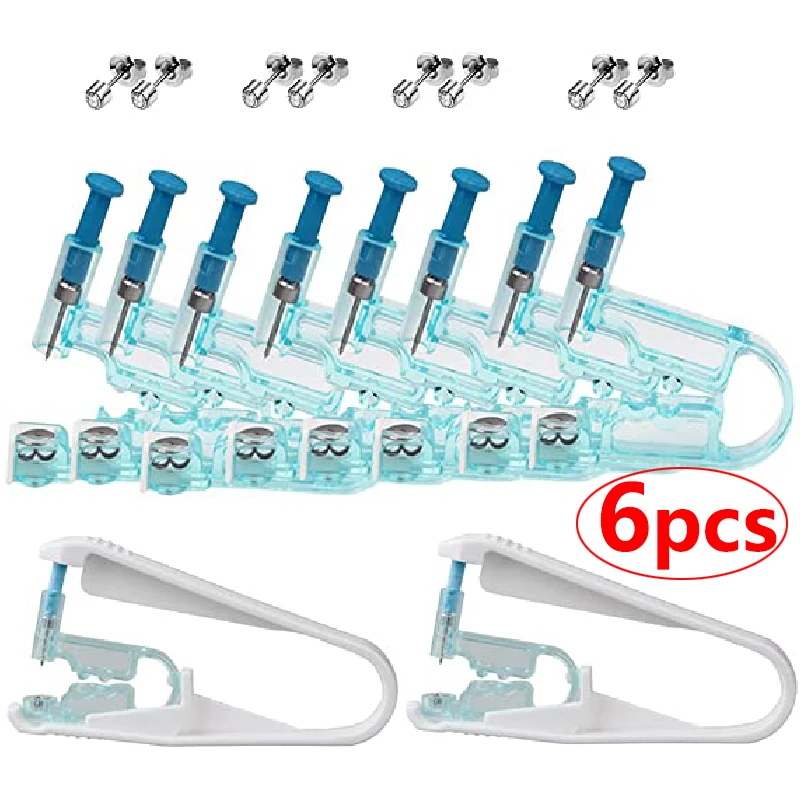 

New Disposable Painless Ear Piercing Gun Healthy Guns Sterile Puncture Tool Without Inflammation Ear Piercing Tools for Nose Lip