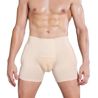 crossdresser panty with 4 pockets butt hip silicon sponge pads enhancer fake buttocks padded panties hip push up for men