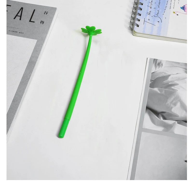 MOONBIFFY силиконовые гелевые ручки с цветами