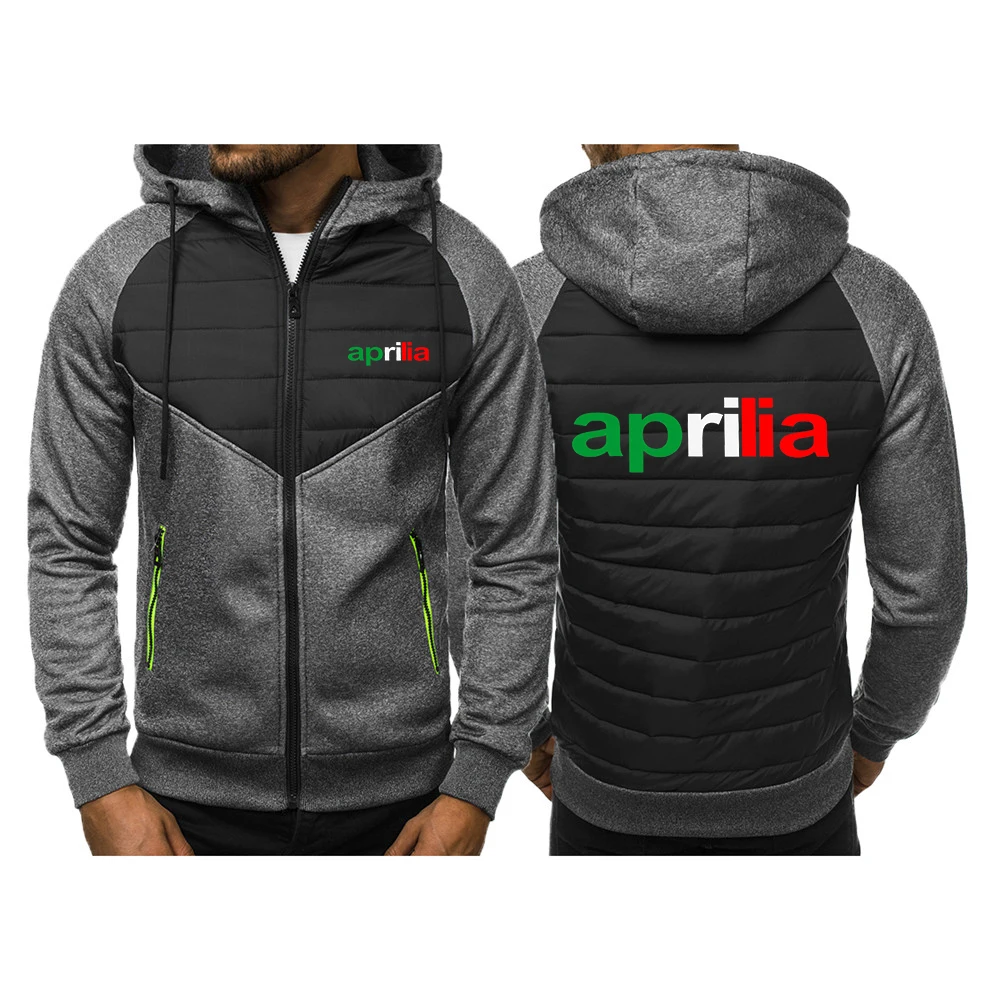 Мотоциклетная куртка Aprilia новинка 2022 года на молнии с капюшоном хлопковое пальто