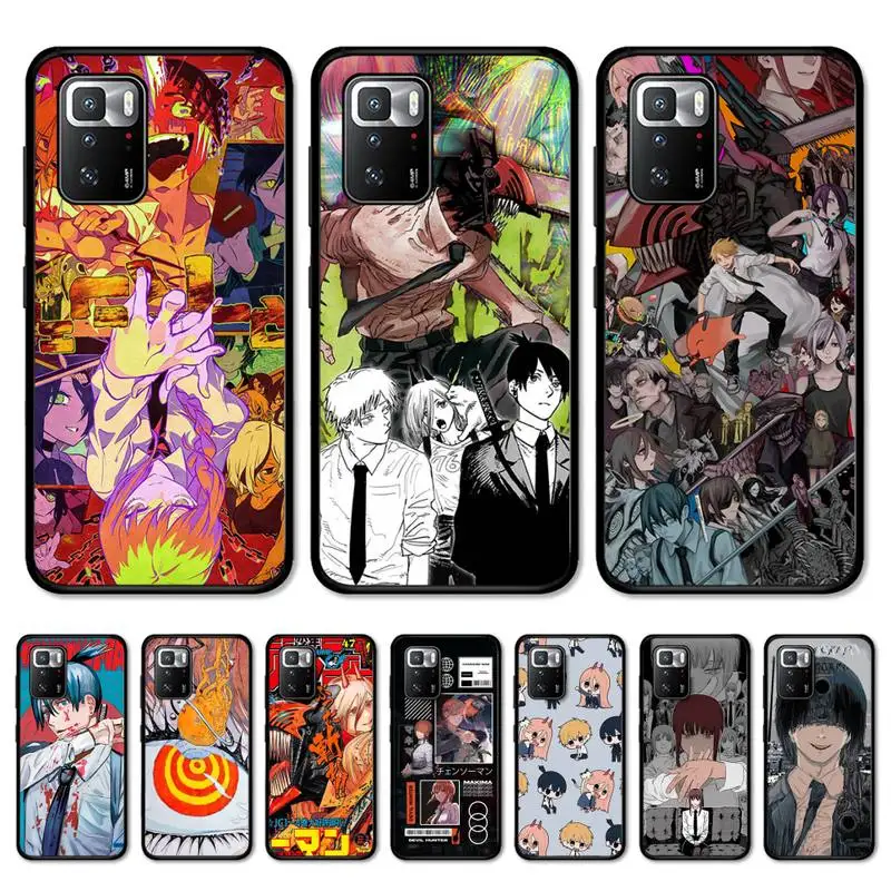 

Chainsaw Man Phone Case for Redmi 5 6 7 8 9 A 5plus K20 4X S2 GO 6 K30 pro