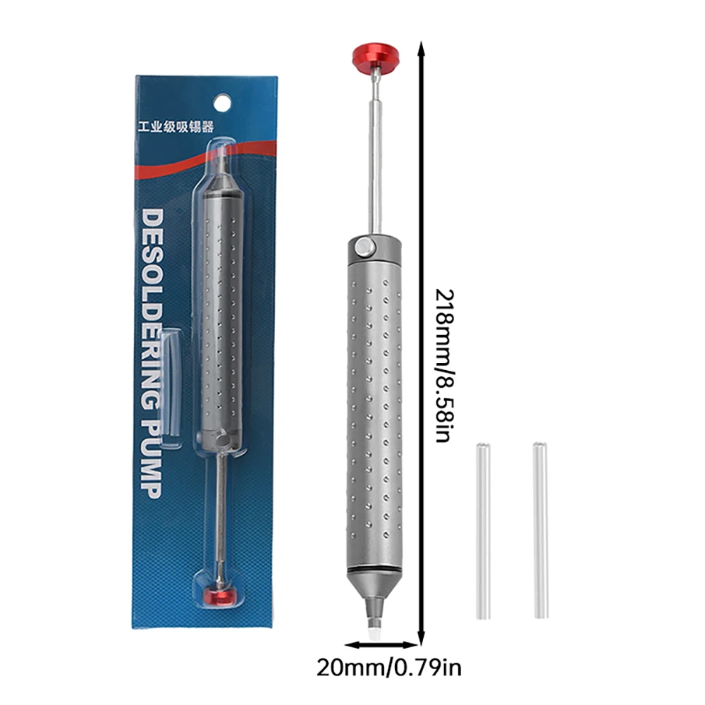 

Вакуумный оловоотсос, ручная паяльная присоска, оловоотсос, паяльник, паяльник, инструмент для ремонта паяльника, насос для удаления